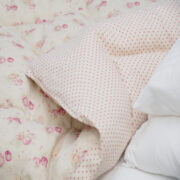Roses and Sweetpeas on Cream Linen - Image 5