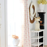 Wreath ~ Rose on Cream Linen - Image 3