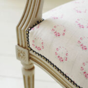 Wreath ~ Rose on Cream Linen - Image 4