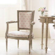 Wreath ~ Rose on Cream Linen - Image 7
