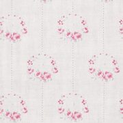 Wreath ~ Rose on Cream Linen - Image 2