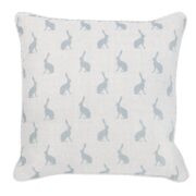 Falling Feathers ~ Duck Egg on Cream Linen - Image 3