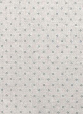 Dots Cloud on White Linen