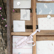 Breton (Super Grande) ~ Antique Powder Pink on Cream Linen - Image 2