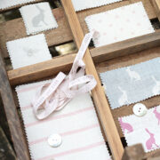 Breton (Super Grande) ~ Antique Powder Pink on Cream Linen - Image 3
