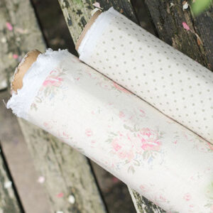 Millie ~ Antique Nudes on Cream Linen - Peony & Sage