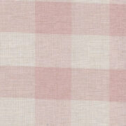 Check ~ Pink Small or Large on Cream Linen - Image 3