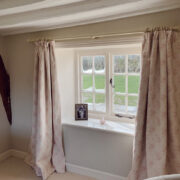 Millie ~ Powder Pinks on Cream Linen or Ivory Linen - Image 9