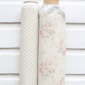 Millie ~ Antique Nudes on Cream Linen - Peony & Sage