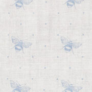 Just Bees ~ Swedish Blue on Ivory Linen - Image 2