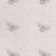 Just Bees ~ Colourways Dove or Swedish Grey on Cream Linen - Image 2