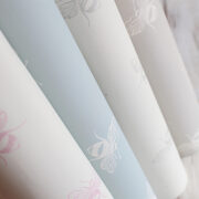 Busy Bees Wallpaper in Blush - Image 3