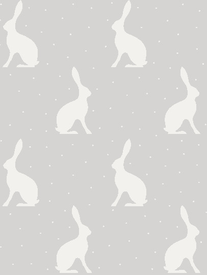 Mini Hares Gustavian Grey