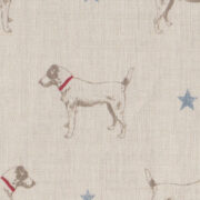 Jack All Star ~ Blue on Cream Linen (Available on White Linen by Request) - Image 2