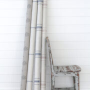 The Danish Stripe ~ Pink on Grainsack Linen - Image 3