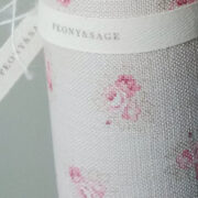Posies ~ Cashmere Pink on Cream Linen - Image 4