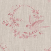 Birdsong (Large or Small) ~ Antique Reds on Stone Linen - Image 3
