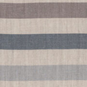 Summer Stripe ~ Kynance Cove Blues on Stone Linen - Image 2