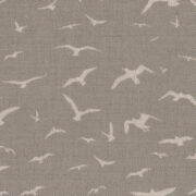 Seagulls ~ LARGE Gustavian Grey on Ivory Linen - Image 3