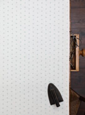 Little Sprigs ~ Eucalyptus on Ivory Linen