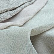India ~ Heavy Rain Blotch Solid on Stone Linen - Image 3