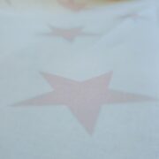 All Stars (Large) ~ Pale Pink Icing on White Linen Union - Image 2