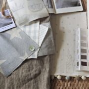 All Stars (Small) ~ Rain on Ivory Linen - Image 2