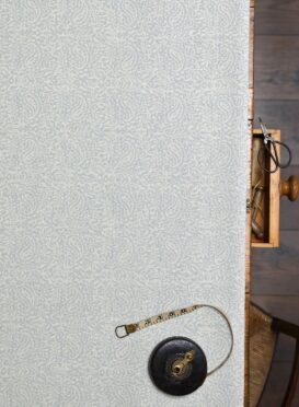 India ~ Heavy Rain Blotch Solid on Stone Linen