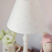 All Stars (Small) ~ Pale Pink Icing on White Linen Union - Image 2