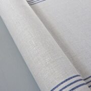 Triple Grainsack ~ Navy on Grainsack Linen - Image 2