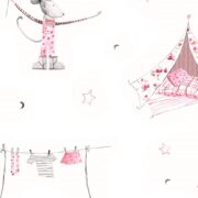 All Stars (Small) ~ Gustavian Grey Background on Ivory Linen - Image 5
