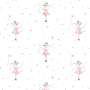 Mrs Mouse Loves Ballet Wallpaper
