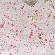 Vintage Paisley (Mini) ~ Seamist Background on Ivory Linen - Image 2