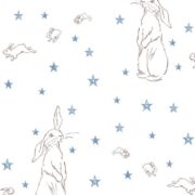 Rabbit All Star Wallpaper Blue Stars - Image 2