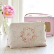 Mathilde ~ Peony & Sage on Double Cream Linen NEW - Image 3