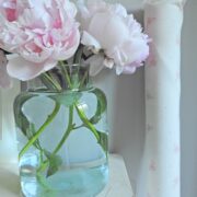 Busy Bees ~ Blush Pink on Ivory Linen - Image 2