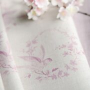 Birdsong (Large) ~ Old Silk on Stone Linen - Image 3