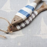 Yacht Club ~ Heavy Rain on Stone Linen - Image 2