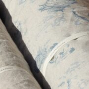Charlotte Grande ~ French Shutter Blue on Stone Linen - Image 4