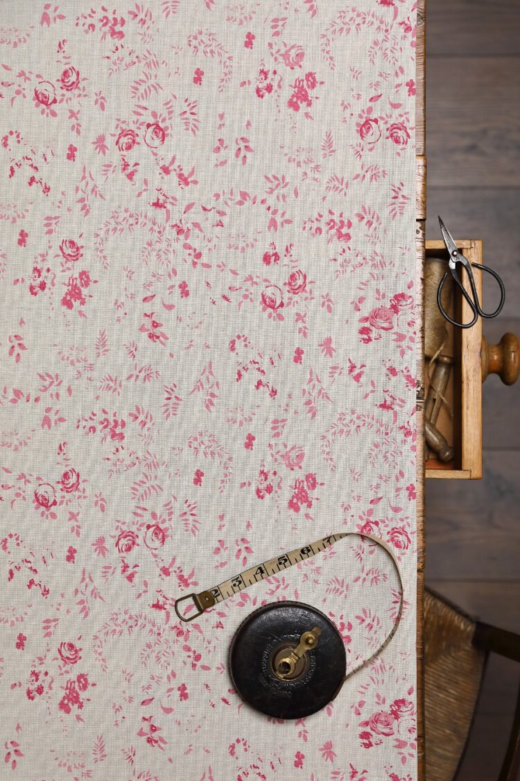 Lydia ~ Cherry on Stone Linen