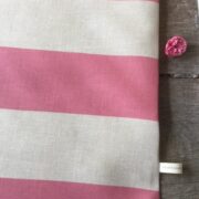 Broadstripe ~ Cherry On Stone Linen - Image 3