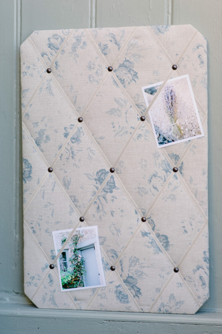 Charlotte Grande ~ French Shutter Blue on Stone Linen