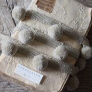 India ~ Old Silk on Stone Linen - Image 6