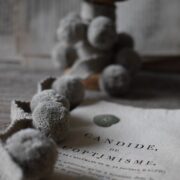 Birdsong (Large or Small) ~ Antique Reds on Stone Linen - Image 4