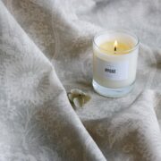 Sienna ~ Opal Blue On Washed Floppy Ivory Linen - Image 3