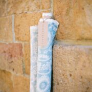 Sienna ~ Almafi Blue On Cream Linen* - Image 2