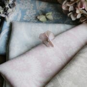 Sienna ~ Weathered Blue On Cream Linen* - Image 4