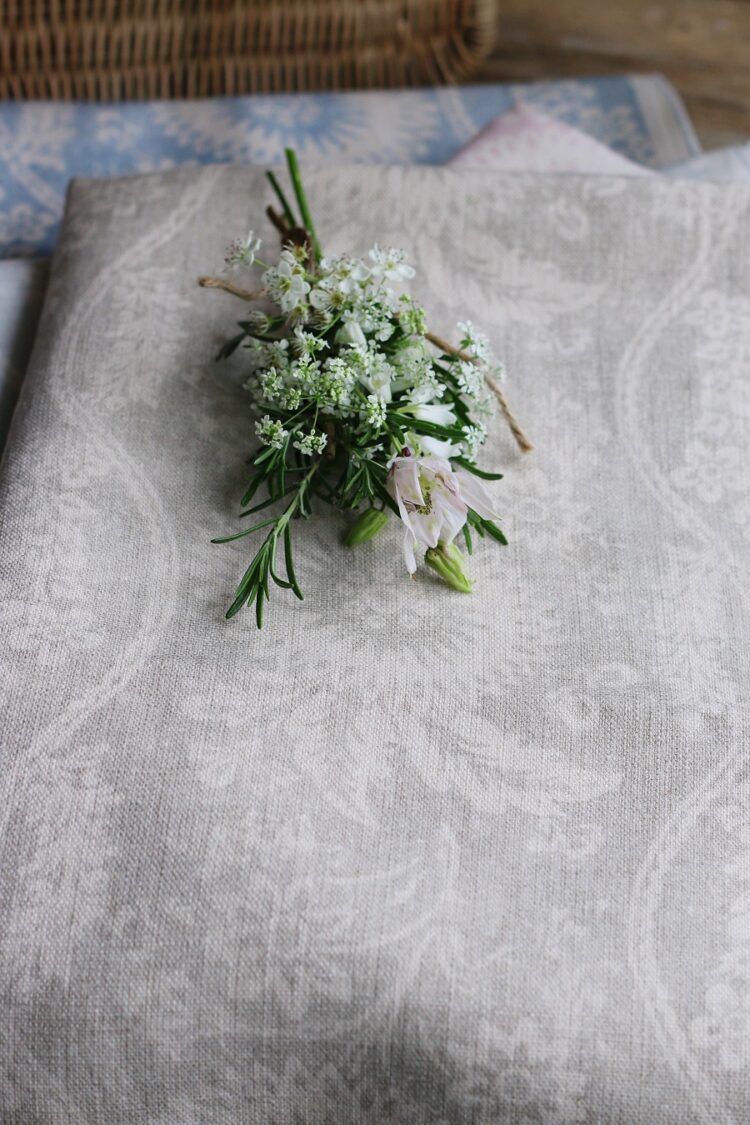 Sienna ~ Donkey On Cream Linen