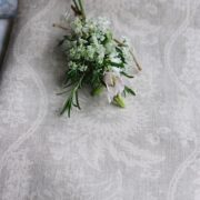 Sienna ~ Gustavian Grey On Ivory Linen * - Image 2