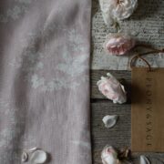 Birdsong (Large) ~ Pretty in Pink Background on Ivory Linen - Image 4